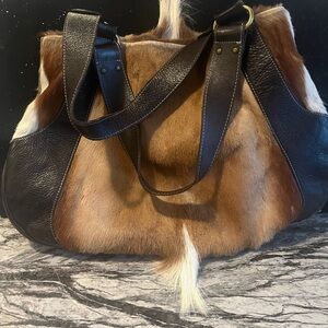 Diana Gail purse Brown and Black Leather Women's Bag